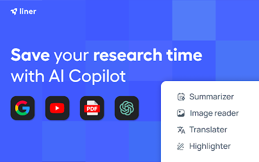 Liner: ChatGPT AI Copilot for Web&YouTube&PDF