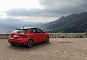 Falkiner's Audi A1 Sportback 35 TFSI takes a breather at the top of Franschhoek Pass.