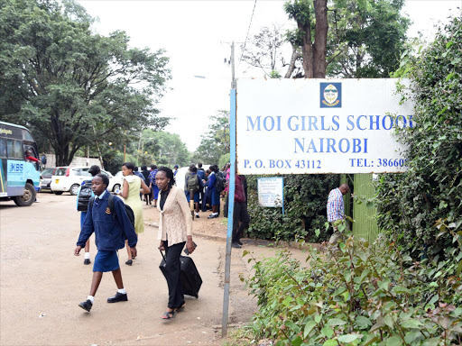 Moi Girls School, Nairobi, entrance.