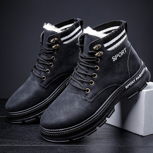 Title 3, Plush Martin boots for women. Warm and comforta...