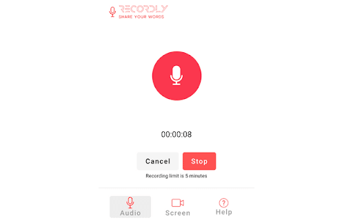 Recordly - share your words