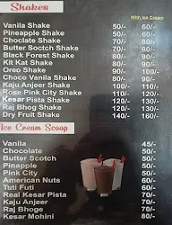 Bha Ice Cream Plaza menu 3