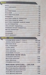 Jalsa Family Garden Restaurant menu 6