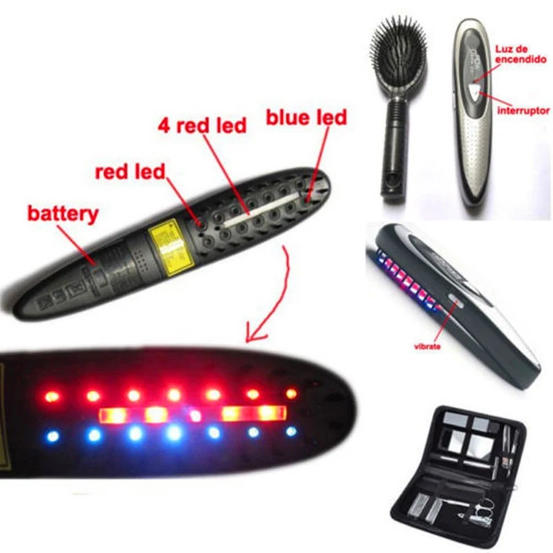 Thérapie Laser Contre la Chute de Cheveux Stimule la Pousse, Réduit la Perte de Cheveux, Traitement Sûr et Efficace pour Cheveux Épais.