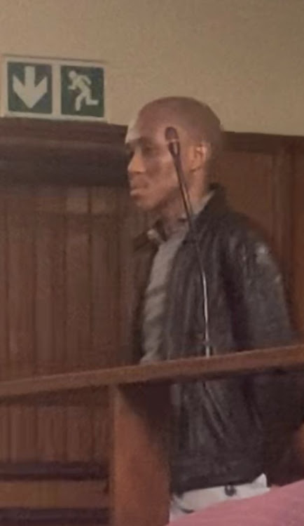 Thabo Thakampana at the Klerksdorp regional court on Tuesday. He was sentenced to life for killing a public transport service operator in 2019.