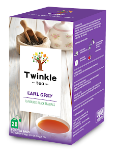 Trà túi lọc Twinkle Earl Grey (1.8g x 20 túi)