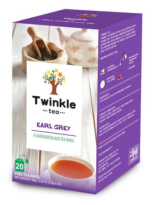 Trà túi lọc Twinkle Earl Grey (1.8g x 20 túi)