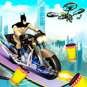 Superhero Moto Stunt Bike Attack Race 1.2 Icon