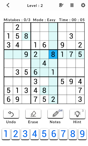 Screenshot Sudoku Classic