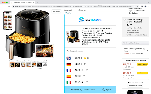 TakeDiscount - Compare prices and save money