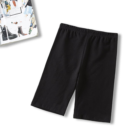 Title 2, Slim Fit High Waist Fitness Shorts, Knee Length...