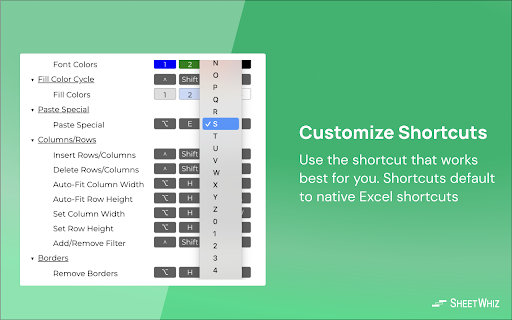 Google Sheets Excel Shortcuts & Trace Formula