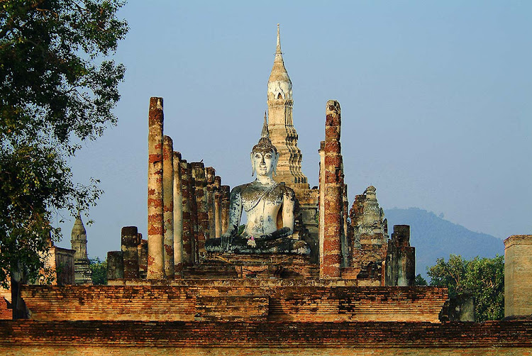 Sukhothai Historical Park in Sukhothai, Thailand.