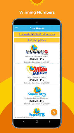 CA Lottery Official App screenshot #0