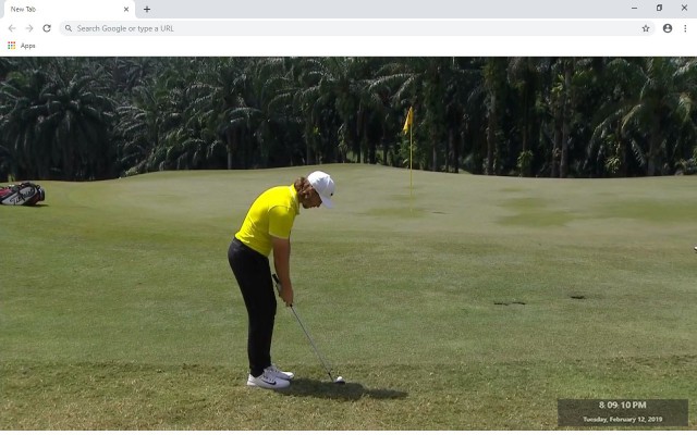 Tommy Fleetwood New Tab Theme