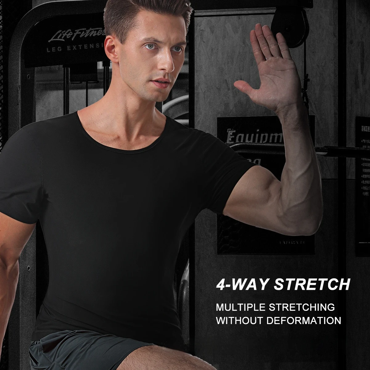 Title 6, Heren Sport Fitness Vest met Korte Mouw, Zweet ...