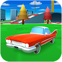 Icon Cartoon Cars Driving