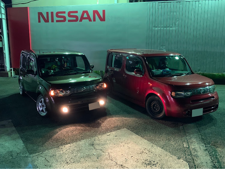 キューブのホイール交換・タイヤ交換・車高調整・洗車・usdmに関するカスタム事例の投稿画像1枚目
