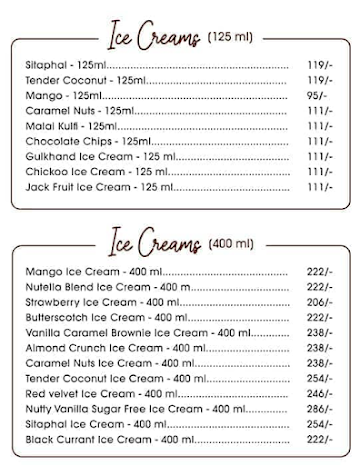 Iceberg Organic Icecreams By EatFit menu 