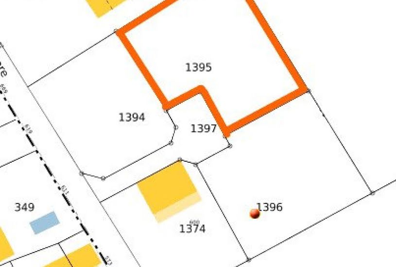  Vente Terrain à bâtir - 1 185m² à Saint-Jodard (42590) 