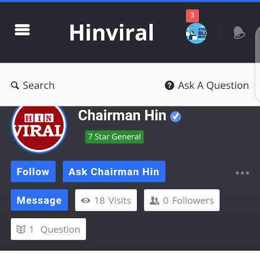 Screenshot Hinviral: Ask and get answered
