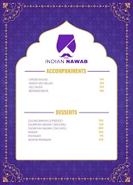 The Indian Nawab menu 8