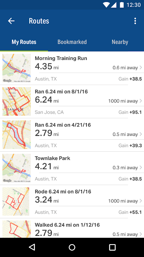 Map My Fitness Workout Trainer - Android Apps on Google Play