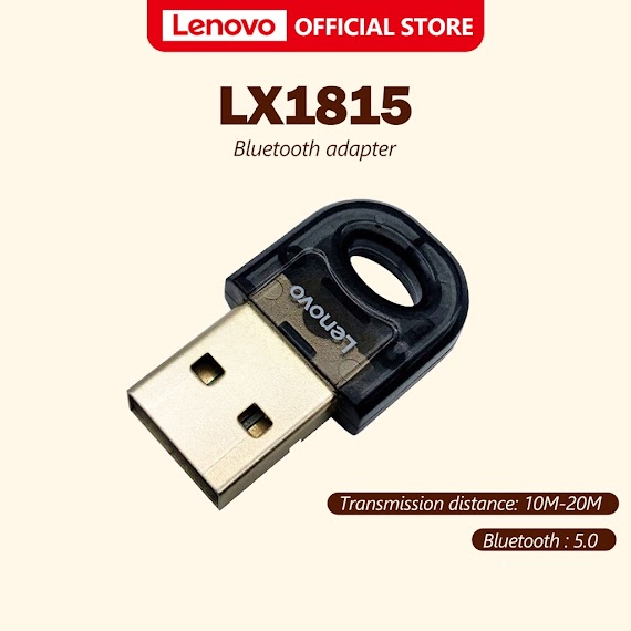 Đầu Thu Phát Bluetooth 5.0 Lenovo Lx1815 Đầu Usb Cho Đầu Thu Âm Loa Không Dây Máy Tính Laptop