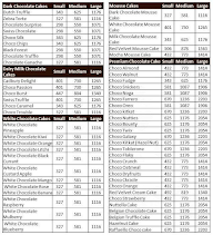 The King Cakes & Crunchies menu 2