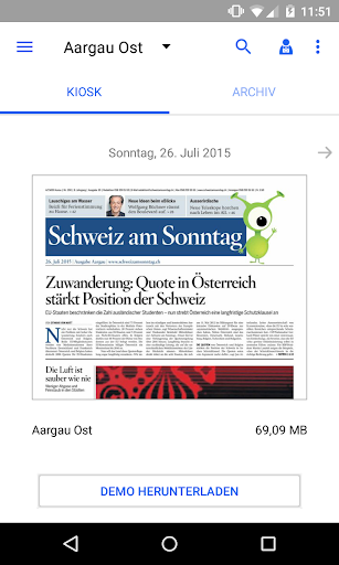 Schweiz am Sonntag - E-Paper