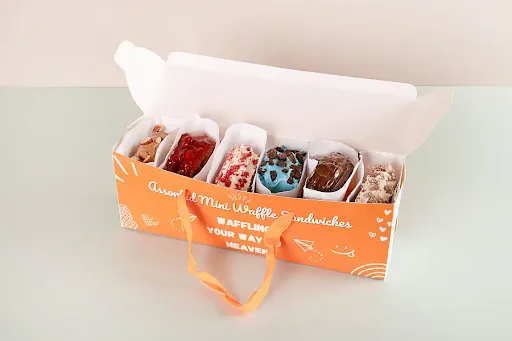 Mini Waffle Pack Of 6 Assorted Box