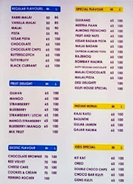 Kulfi House menu 4