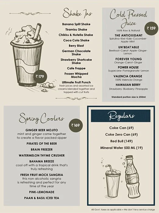 Cafeteria & Co. menu 