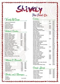 Shivay The Food Co menu 1