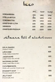 Sufiaana menu 7