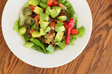 Tongue Taco Salad