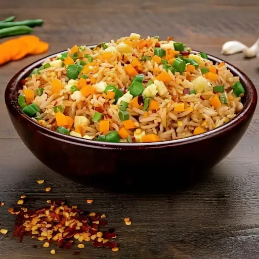 Paneer Chilli Garlic Fried Rice