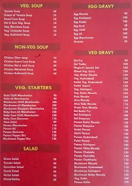 Moghul's Restaurant menu 4