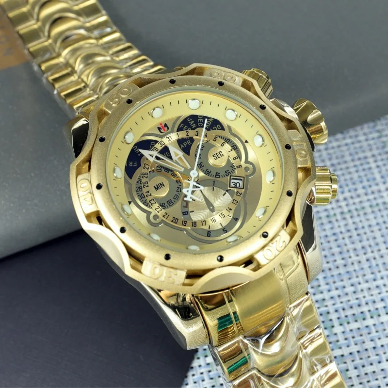 Heren Sport Quartz Horloge met Grote Wijzerplaat. Robuust en functioneel voor actieve mannen. Ideaal voor sport en dagelijks gebruik.