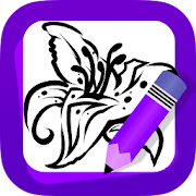 Learn How to Draw Flower Tattoos 1.1 Icon