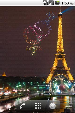 St Valentine Fireworks Live Wallpaper Freeのおすすめ画像2