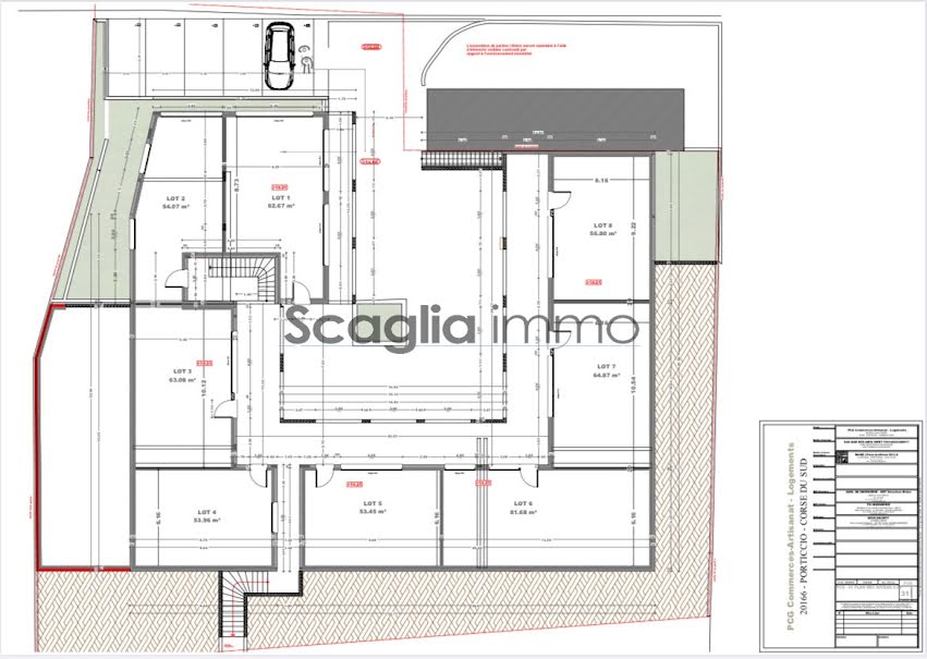 Vente locaux professionnels  56.78 m² à Porticcio (20166), 303 500 €