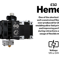 E3D Hemera Dual Drive Extruder and Hotend Full Kit (12v)