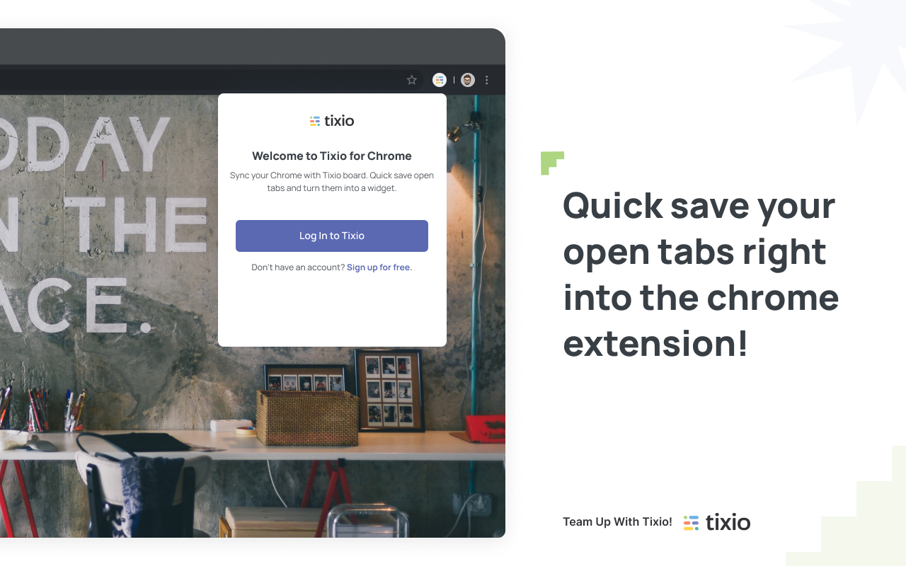 Tixio Quicksave Extension Preview image 0