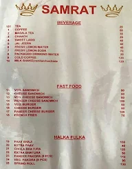 Samrat Hotel And Restaurant menu 5