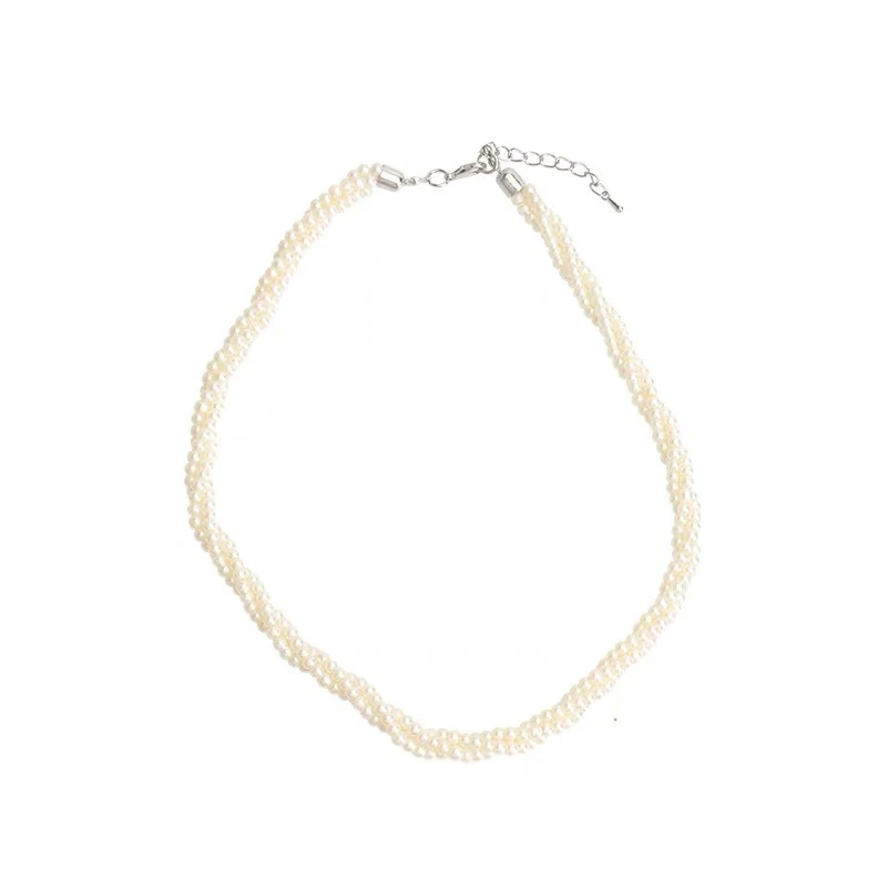 Korte barok parelketting voor dames, een chique sieraad dat elke outfit compleet maakt, perfect voor dagelijks gebruik en speciale gelegenheden.