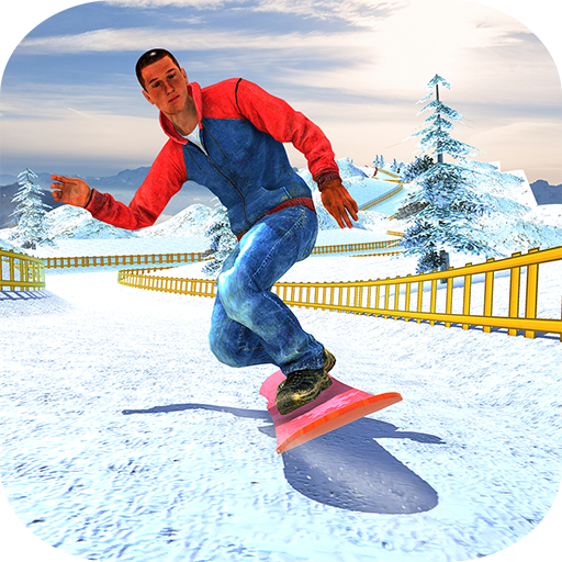 Snowboard Downhill Ski Skater Boy 3D