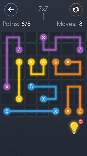 Number link - connecting dots