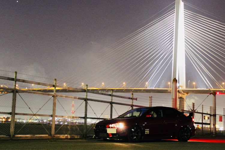 ランサーエボリューションの夜景撮影・夜景と愛車・名港トリトン・名港・ホリデースタイルに関するカスタム事例の投稿画像6枚目