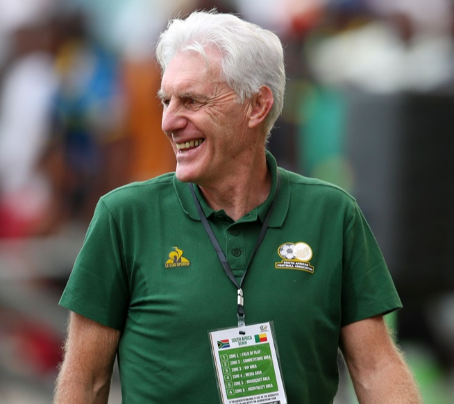 Bafana Bafana coach Hugo Broos.